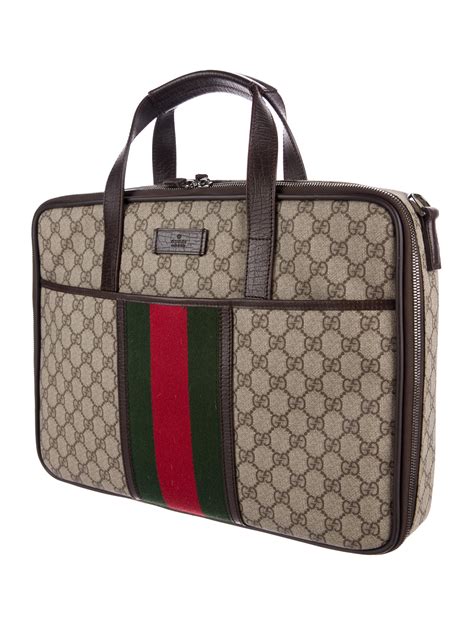 gucci laptop case amazon|Gucci leather laptop bag.